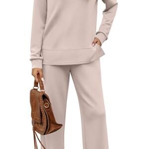 FARALIZA Women's 2-Piece Lounge Sets: Fashionable Cozy Outfits for Travel
