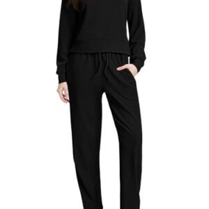 FARALIZA Women's Hoodie and Sweatpants Sets - Stylish Airport Fashion Tracksuit with Pocket